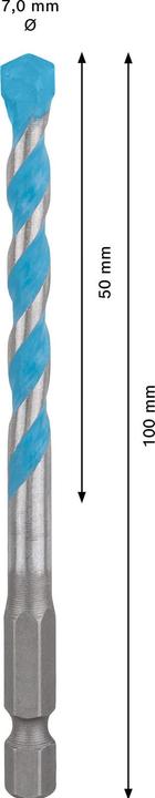 Actual product image Bosch Professional Zubehör Expert HEX-9 MultiConstruction drill, 7 x 50 x 100 mm (7 mm)