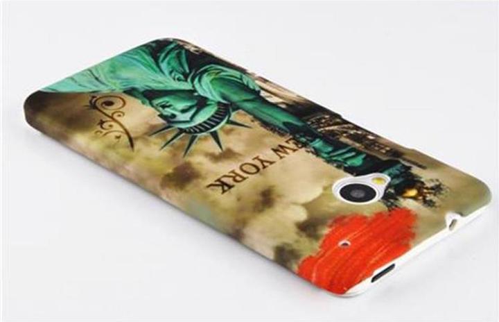 Actual product image Cadorabo Hard cover with imprint cover (HTC One M7)