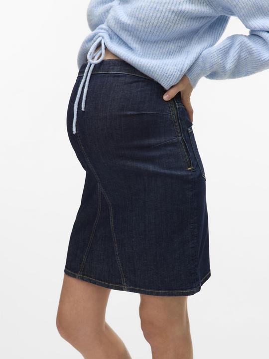 Produktbild Mamalicious Hohe Taille Kurzer Rock Jeansrock (L)