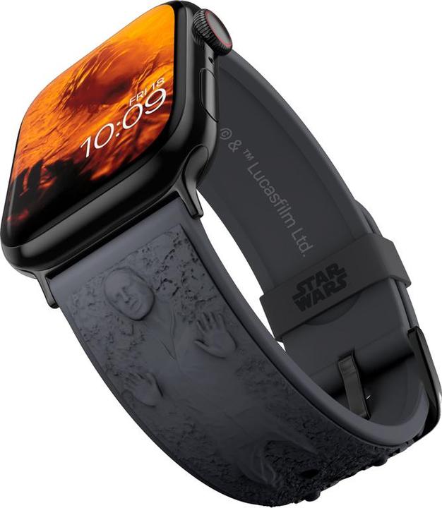 Actual product image Moby Fox Star Wars bracelet pour smartwatch 3D Han Solo Carbonite (Silicone)
