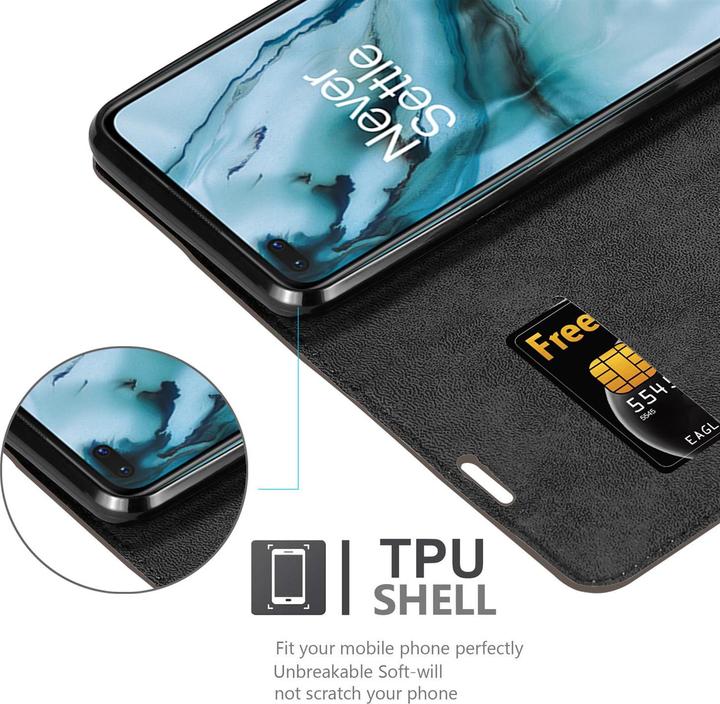 Produktbild Cadorabo Book Invisible Magnet Cover (OnePlus Nord)