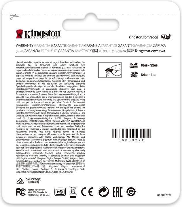 Immagine prodotto Kingston Canvas Go Plus (1000 GB, microSDXC, U3, UHS-I)