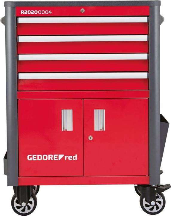 Actual product image Gedore red R22041004 Tool set in tool trolley WINGMAN red 129 pieces (129 x)