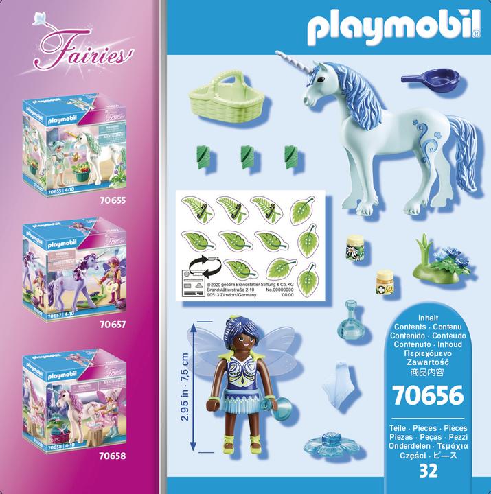 Image du produit Playmobil Licorne avec fée guérisseuse (70656)