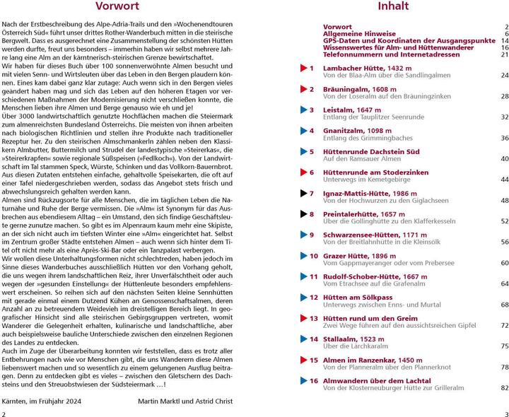 Image du produit Wandern zu Almen & Hütten - Steiermark (Allemand, Astrid Christ, Martin Marktl, 2024)