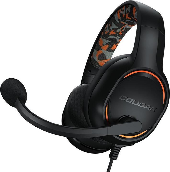 Cougar Słuchawki I DIVE I Headset I Driver 50mm / 9.7mm noise cancelling Mic. / Stereo 3.5mm (Kabelgebunden)