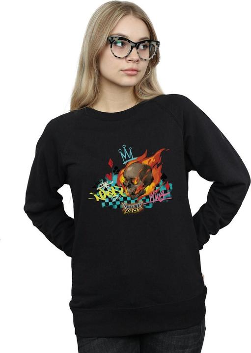 Actual product image Disney Womens/Ladies Wreck It Ralph Race Skull Sweatshirt (XL)