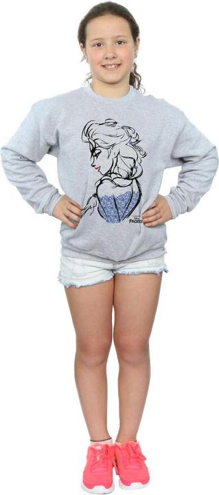 Produktbild Disney Frozen Elsa Sketch Mono Sweatshirt Mädchen (140, 146)