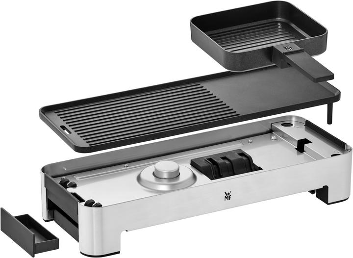 KITCHENminis Gril électrique / Gril de table avec poêlon à légumes