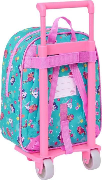 Actual product image My Little Pony School rucksack with wheels Magic Pink turquoise 22 x 27 x 10 cm