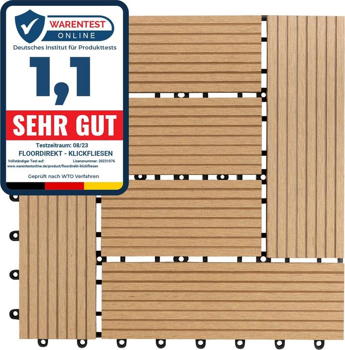 Produktbild Floordirekt Classic Teak (30 x 30 cm)