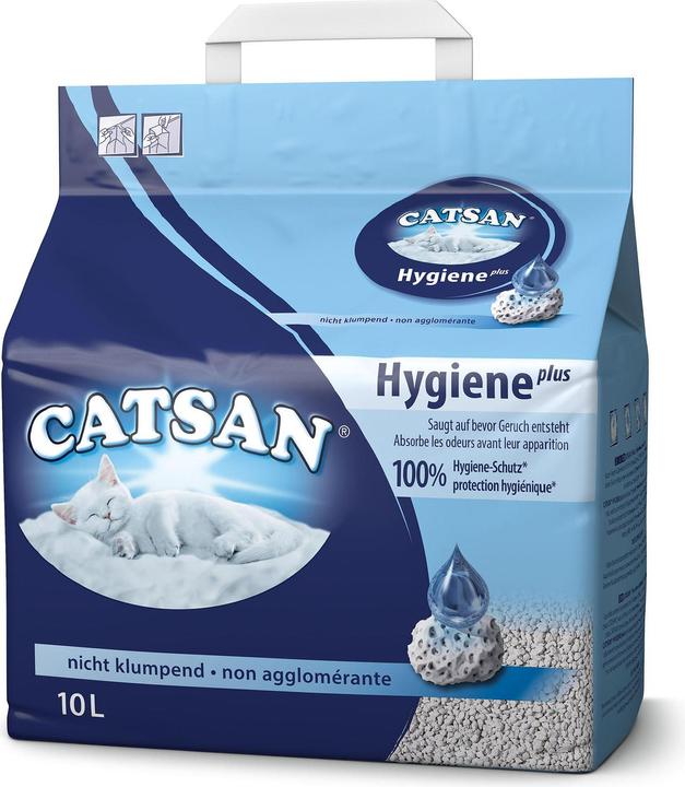Productafbeelding Catsan Hygiëne Plus (Niet-klonterend, Biologisch afbreekbaar, Neutraliserend, 4.82 kg)