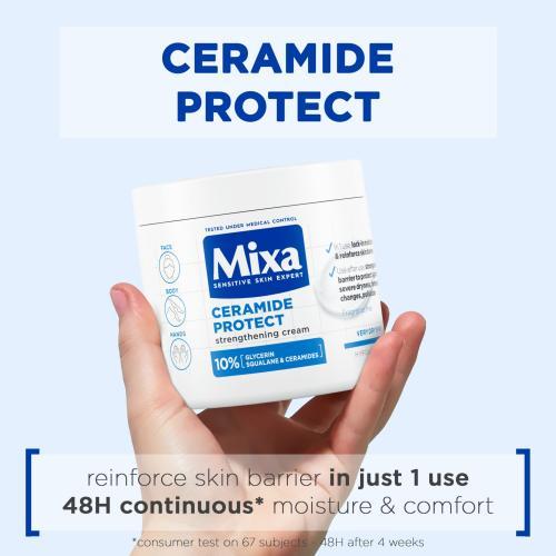 Actual product image Mixa Ceramide Protect Strengthening Cream (Body cream, 400 ml)
