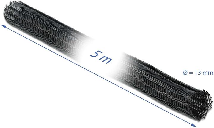 Image du produit Delock Conduit de câble 5mx13mm, à fermeture automatique (Gaines pour câbles, 500 cm)