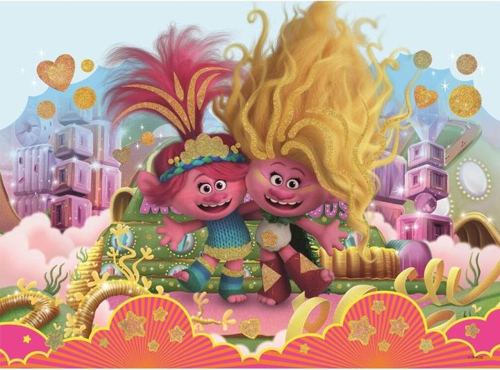 Produktbild Trefl Funkelndes Glitzerpuzzle im Trolls 3 Koffer, 70 Teile (70 Teile)