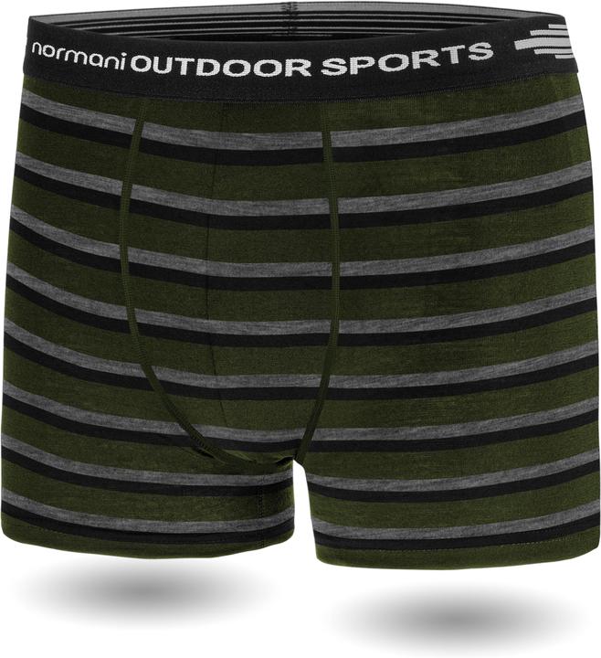 Produktbild Normani 2er Pack Herren Merino Boxershorts Unterhose - 7692 (L, 2er Pack)