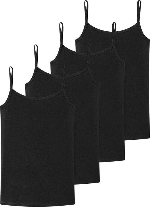 Produktbild Schiesser 4er Pack Teens Girls 95/5 Organic Cotton Spaghetti-Top (140)