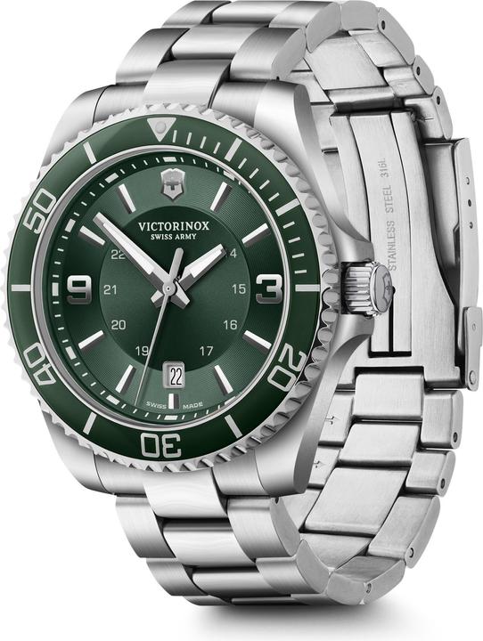 Actual product image Victorinox Wrist watch Maverick green dial (Chronograph, 43 mm)