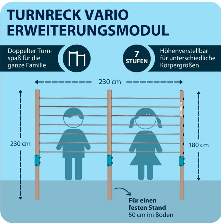 Produktbild Hudora Turnreck Vario Erweiterungsmodul