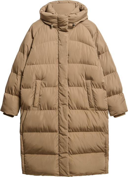 Produktbild Superdry LONGLINE HOODED PUFFER JACKET Dames Jas - Maat XL (16)