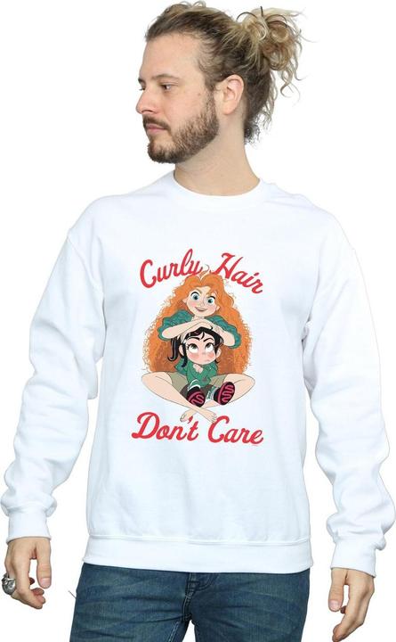 Actual product image Disney Mens Wreck It Ralph Merida And Vanellope Sweatshirt (M)