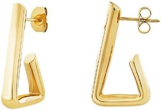 Image du produit Breil - Boucles d'oreilles modernes pour femmes en acier plaqué or Flow TJ3577 (Acier)