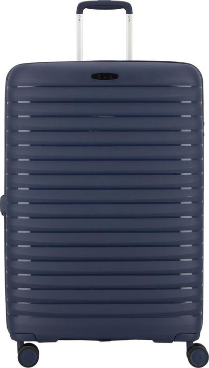 D&N Travel Line 4500 4 Rollen Trolley L 75 cm mit Dehnfalte (100 l, L (90 - 115l))