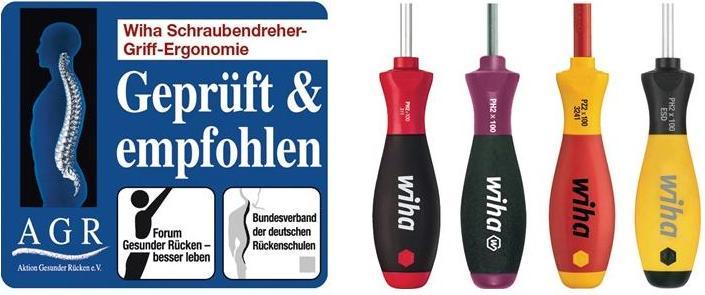 Actual product image Wiha Screwdriver set (Slotted screws, Phillipps cross recess (PH))