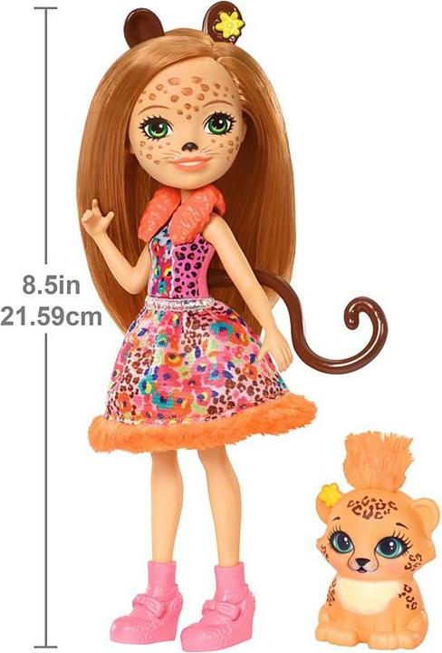Image du produit Enchantimals Cherish Guépard & Quick-Quick - Mini Poupée - 4 ans et +