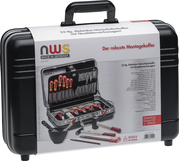 Produktbild NWS Elektriker Werkzeugkoffer best (23 Teile)