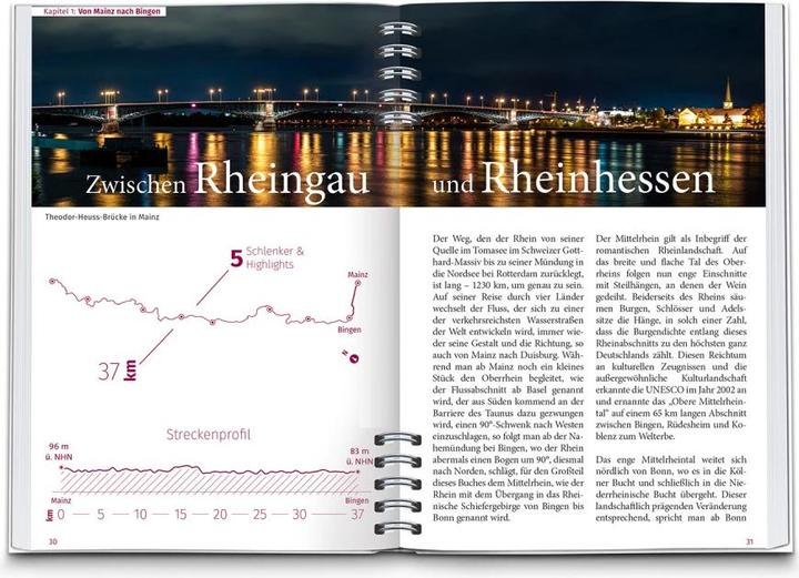 Immagine prodotto RadReiseFührer Rheinradweg von Mainz bis Duisburg (Tedesco, Bussola, 2022)