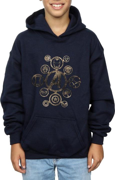 Image du produit - Sweat à capuche AVENGERS INFINITY WAR ICONS - Garçon (152, 158)