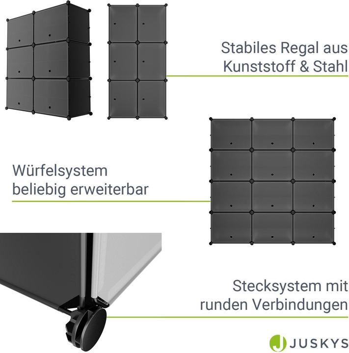 Immagine prodotto Juskys Benson (86 x 96 x 31 cm)