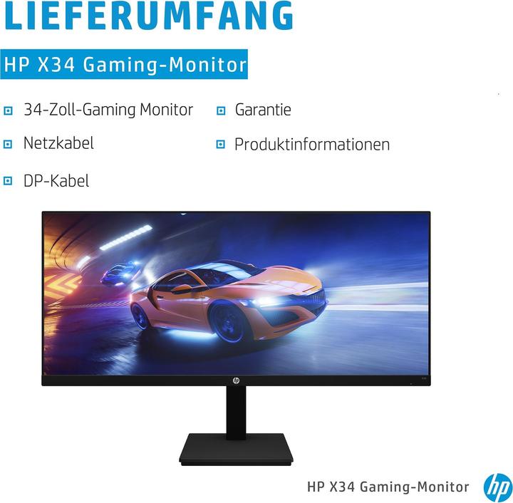 Image du produit HP X34 (3440 x 1440 pixels, 34")