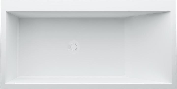 Laufen Baignoire KARTELL 1700x860mm avec LED-B. i fente de débordement blanc (250 l, 170 cm, 86 cm)