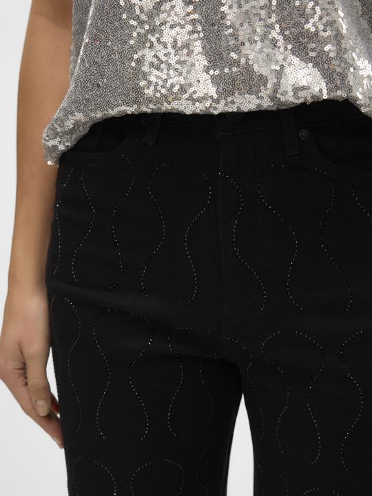 Actual product image Vero Moda VMTESSA Hohe Taille Weiter Beinschnitt Jeans Weit geschnitten (W29/L30)