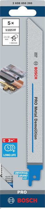 Productafbeelding Bosch Professional Zubehör Zaagblad S 1025 VF zwaar