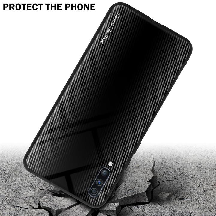 Immagine prodotto Cadorabo Copertura di vetro a strisce in TPU (Samsung Galaxy A70, Samsung Galaxy A70S)