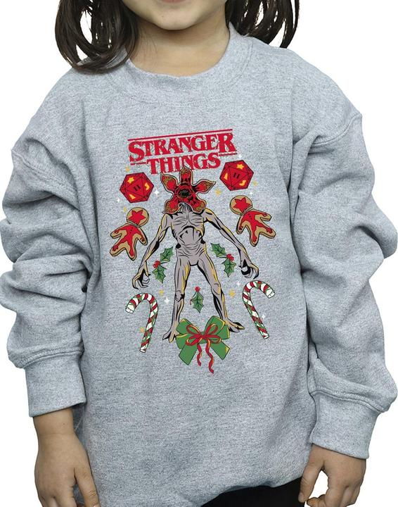 Immagine prodotto Netflix Stranger Things Christmas Demogorgon Felpa Ragazze (152, 158)