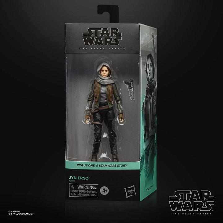 Actual product image Hasbro Star Wars Rogue One Black Series figurine 2021 Jyn Erso 15 cm