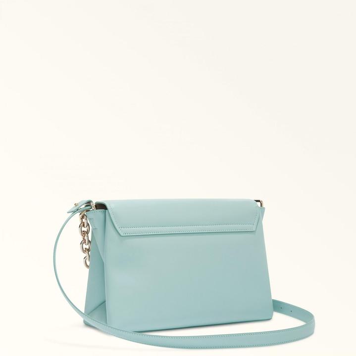 Produktbild Furla meridiana shoulder bag in aquamarine leather