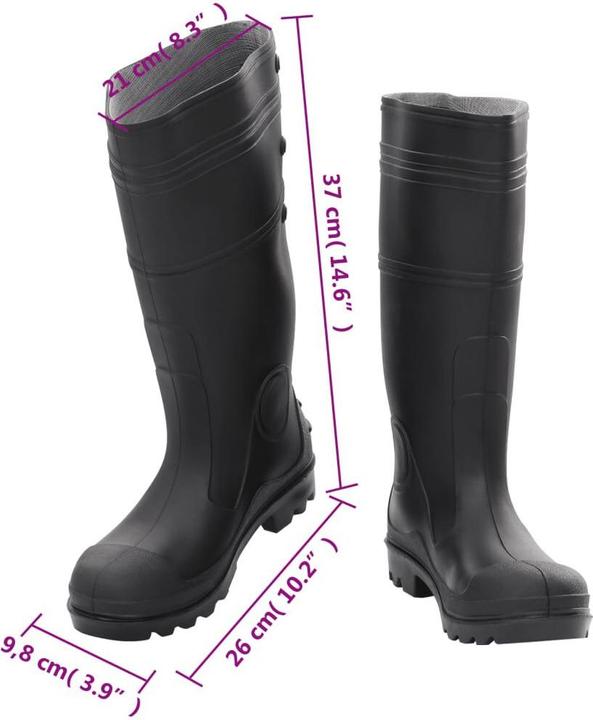 Image du produit VidaXL Bottes en caoutchouc (38)