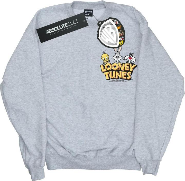 Looney Tunes Group Faux Pocket Sweatshirt (XXL)