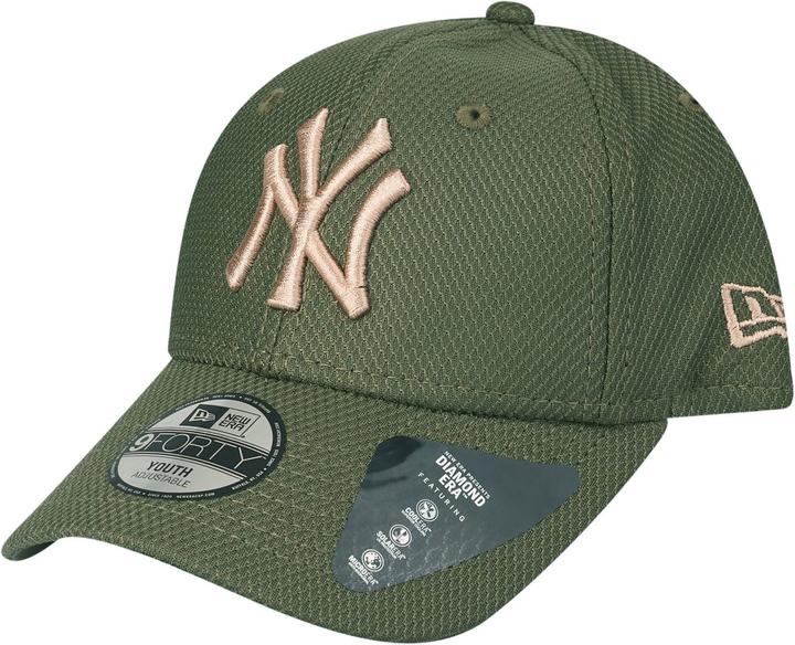 New Era Kinder Cap - DIAMOND 9FORTY NY Yankees oliv Toddler (51, 50 C, 52 C)