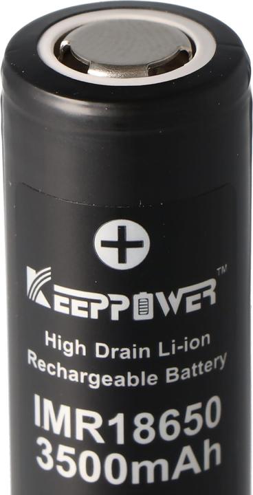 Immagine prodotto Keeppower Batteria IMR18650 - (Flat Top) (1 pz., 18650, 3500 mAh)