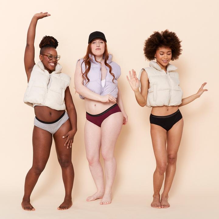 Produktbild Sisters Republic Perioden-Slip Shorty Zoé schwarz absorption super (M)
