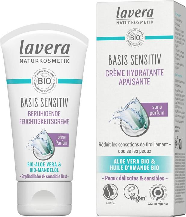 Actual product image Lavera Soothing Moisturising Cream basis sensitiv Cream (50 ml)