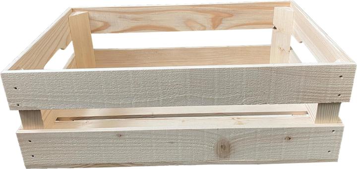 Image du produit Holz Zollhaus Harasse à fruits épicéa / sapin, brut 60 x 40 x 20 cm (20 x 60 x 20 cm, 48 l)