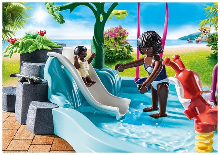 Productafbeelding Playmobil Kinderzwembad met whirlpool (70611, Playmobil familieplezier)