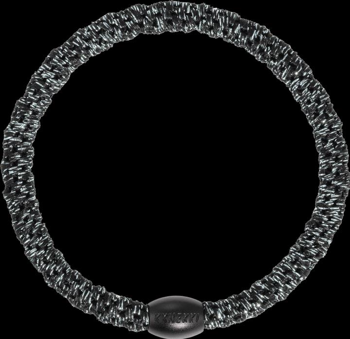 Produktbild Kknekki Haargummi Single Slim Dark Grey Glitter (Haargummi)